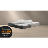 Imagem da oferta Kit Colchão Casal Emma Original + Protetor de Colchão + 2 Travesseiros Antiestresse + 2 Protetores de Travesseiro