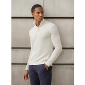 Imagem da oferta Suéter De Tricot Masculino Gola Zíper Opus