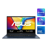 Imagem da oferta Notebook ASUS Vivobook 15 AI PC Intel Core 5 8GB RAM 256GB SSD W11 Home Tela 15.6'' IPS FHD Quiet Blue - X1504MA