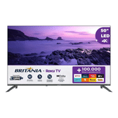 Imagem da oferta TV Smart TV 50 Britânia Roku TV LED Dolby Audio -BTV50VA4REGB