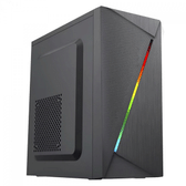 Imagem da oferta Gabinete BRX Vortex BM20 M-ATX RGB Preto Sem Fonte Sem Fan