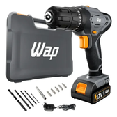 Imagem da oferta Parafusadeira e Furadeira de Impacto Wap Wf 12k4.2 com Indicador de Nível de Bateria e Maleta