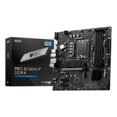 Imagem da oferta Placa Mae Msi Pro B760m-P Ddr4, Socket Lga 1700, Chipset B760, Pro-B760m-P-Ddr4