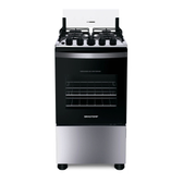 Imagem da oferta Fogão Brastemp 4 Bocas Inox com Duas Prateleiras com Alturas Ajustáveis - BFO4NBR
