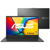 Imagem da oferta Notebook Asus Vivobook Go 15 Ryzen 5-7520u 16GB SSD 512GB AMD Radeon 610M Tela 15.6" LED FHD Linux Keepos - E1504FA-Nj1288
