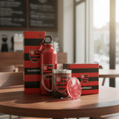 Imagem da oferta Kit Flamengo Caneca Termica C Tampa+ Garrafa Squeeze 500ml