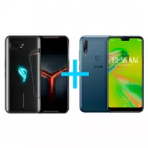 Imagem da oferta Smartphones Asus ROG Phone II 8GB RAM 128GB + ZenFone Max Shot 4GB RAM 64GB