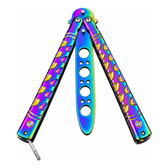 Imagem da oferta Canivete Butterfly Faca Cs Go Sem Corte Raibown Borboleta
