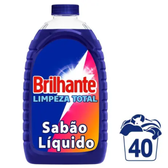 Imagem da oferta Sabão Líquido Lava Roupas Brilhante Limpeza Total 3L