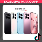 Imagem da oferta Celular Xiaomi 17T 5G 12GB RAM 256GB 512GB Tela 6.59" AMOLED 144Hz Câmera Leica Summilu...