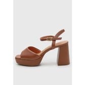 Imagem da oferta Sandália Feminina Vizzano Salto Bloco Marrom