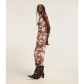 Imagem da oferta Vestido Midi em Tule Frente Única Drapeado