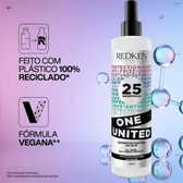 Imagem da oferta Leave-in com Proteção Térmica até 230°C, Tratamento Multibenefícios, Antifrizz e Condicionamento Leve sem Pesar, One United Redken 200ml