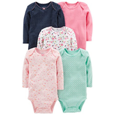 Imagem da oferta Kit Body Bebê 5 Peças Variadas Multicor Carter's