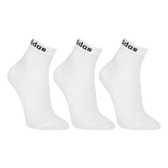 Imagem da oferta Kit Meia Adidas Cano Baixo Logo Linear c 3 Pares
