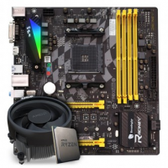 Imagem da oferta Kit Upgrade Placa Mãe Biostar Racing B350GTX Amd Am4 + Processador Amd Ryzen 5 3600 3.6ghz