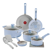 Imagem da oferta Jogo 6pçs Tefal Refresh Ceramic Azul Ártico + 3 Acess.