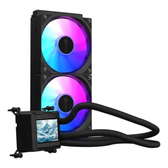 Imagem da oferta Water Cooler Kalkan Aura Lcd 240mm Argb Gamer Preto