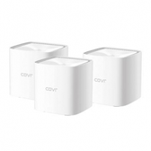 Imagem da oferta Kit 3 Roteador Mesh WiFi D-Link AC 1200Mbps Easymesh com Comando de Voz com Google Assistant e Alexa Branco - COVR-1103