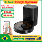 Imagem da oferta Aspirador de pó robô ABIR K30 estação vazia automática lidar a laser sucção 6500PA mapa multipiso aparelho s