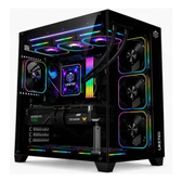 Imagem da oferta Gabinete Gamer Liketec Zeus V3 Preto Vidro Temperado Atx