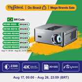 Imagem da oferta Projetores no brasil Projetor ThundeaL Full HD 1080p 4K TD98W Mini portátil inteligente com Android Wi-Fi 2 GB e 32 GB