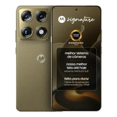 Imagem da oferta Smartphone Motorola Signature 5G - 512GB 12GB RAM + 12GB RAM Boost, 3 cameras 50MP Sony Lytia e Zoom 100x, Tela 1.5K extreme Amoled 165hz - Verde Oliv