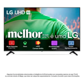 Imagem da oferta Smart Tv Lg Uhd Ai Ua75 65 Polegadas Hdr10 Pro Processador Α7 Ai Ger8 Webos 25
