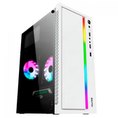Imagem da oferta Gabinete Gamer Round5 Viper White Mini Tower Lateral de Vidro mATX Sem Fans Branco R5-VIPER-W-2180