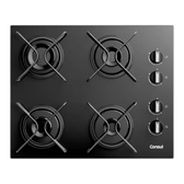 Imagem da oferta Cooktop 4 Bocas a Gás GLP Consul Mesa de Vidro Preto Acendimento Automático CD060BE