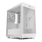 Imagem da oferta Gabinete Gamer Mancer Goblin Lateral de Vidro Com 1 Fan Branco MCR-GBN-WH01