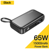 Imagem da oferta Power Bank Fast Charger Essager 65W 15.000mAh com Display de carga e Cabo embutido