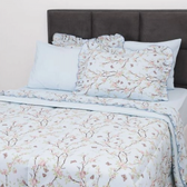 Imagem da oferta Enxoval Cama Solteiro King Analie 5 Peças com Babado 100% Algodão - Casa e Conforto