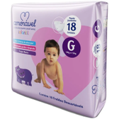 Imagem da oferta 4 Pacotes Fralda Amoravel Infantil G (Total 72 unidades)