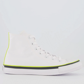Imagem da oferta Tênis Converse All Star Chuck Taylor Cano Médio Branco e Verde