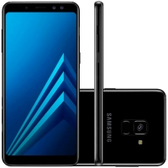 Imagem da oferta Smartphone Samsung Galaxy A8 Plus Preto Dual Chip 64GB Tela de 6 Câmera de 16MP