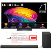 Imagem da oferta Smart Tv 77" LG OLED C6 Evo 4K 120Hz e Soundbar LG S70TY 3.1.1 canais
