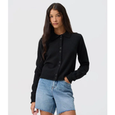 Imagem da oferta Cardigan em Tricô com Botões e Gola Polo