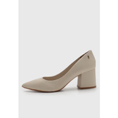 Imagem da oferta Scarpin Santa Lolla Couro Bico Fino Bege