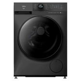 Imagem da oferta Lavadora de roupas midea slim 11kg healthguard smart inverter agua fria e quente titanium mf201w110wbgk-01