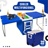 Imagem da oferta Cooler Multifuncional Super Térmica 32 Litros Casa Praia Camping Viagens Multiuso