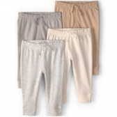 Imagem da oferta Kit Calça Bebê 4 Peças Jogger Básica Multicor Carter's