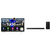 Imagem da oferta Samsung Smart TV 55" Crystal UHD 4K U8100F 2025 + Soundbar B-Series HW-B450F 2.1 canais Suwoofer incluso 2026