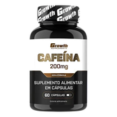 Imagem da oferta Cafeína 200mg 60 Caps Growth Supplements