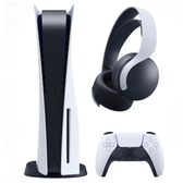 Imagem da oferta Console PlayStation 5 - PS5 Sony (Com leitor de Disco) + Headset Sem Fio PULSE 3D - PS5