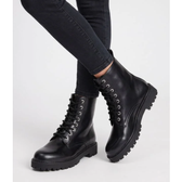 Imagem da oferta Bota Coturno em PU com Cadarço