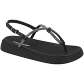 Imagem da oferta Sandália Moleca Flat Feminino Brilho Strass - Feminina