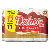 Imagem da oferta Papel Higiênico Deluxe Folha Dupla Ultra - 12 Rolos de 20m Cada
