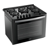 Imagem da oferta Fogão 5 Bocas de Embutir Dako Supreme com Mesa de Vidro e Tripla Chama Bivolt