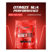 Imagem da oferta Refil Whey 100% Pure Pounch 900g Integralmedica Sabor Cookies And Cream